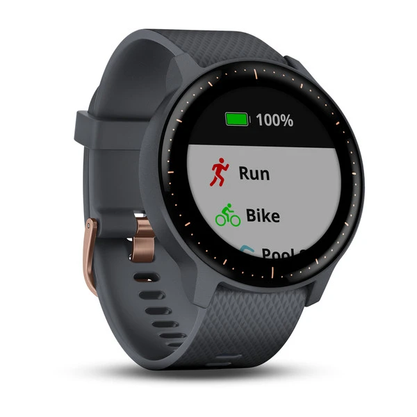 Garmin Vivoactive 3 - 43 мм | black silicone, stainless steel