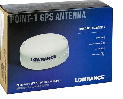 LOWRANCE GPS antenna POINT-1 with integrated compass 000-11047-002 от прозводителя Lowrance