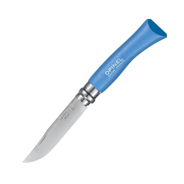 Нож Opinel №7, нержавеющая сталь, синий, блистер, 001606 001606 от прозводителя Opinel