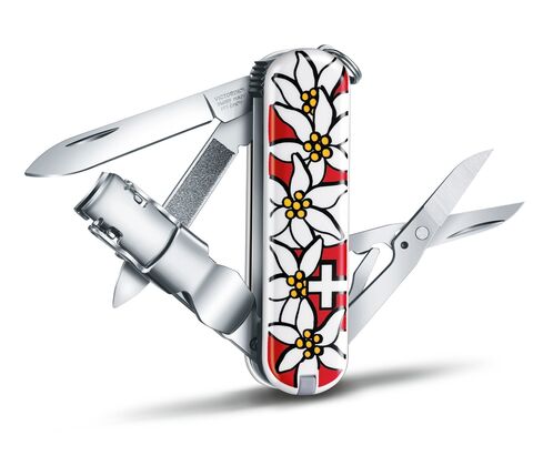 Нож Victorinox Classic Nail Clip 580, 65 мм, 8 функций, "Edelweiss" 0.6463.840 от прозводителя Victorinox