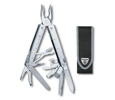 Мультитул Victorinox SwissTool 27, 115 мм, 27 функций, нейлоновый чехол 3.0327.N от прозводителя Victorinox