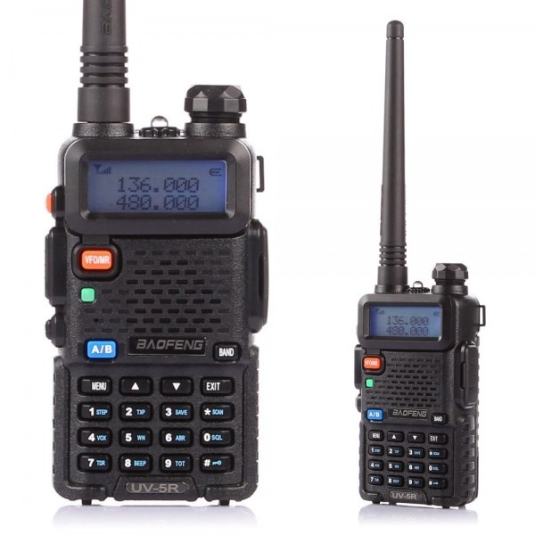 Baofeng UV-5R (Black) 8 Вт Портативная радиостанция VHF/UHF (136-174 МГц; 400-520 МГц) UV-5R8W от прозводителя Baofeng