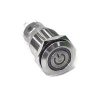 Переключатель кнопочный с фиксацией вкл/выкл желтая подсветка 12-24В NEKEKE ASS-Y от прозводителя NEKEKE