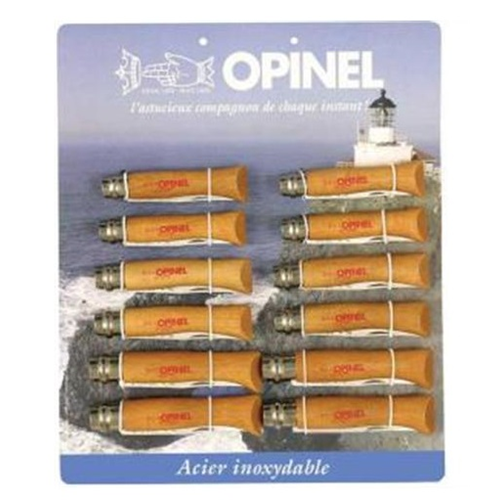 Набор-дисплей Opinel T095 из 12 ножей разных размеров из нержав стали, 000938 000938 от прозводителя Opinel
