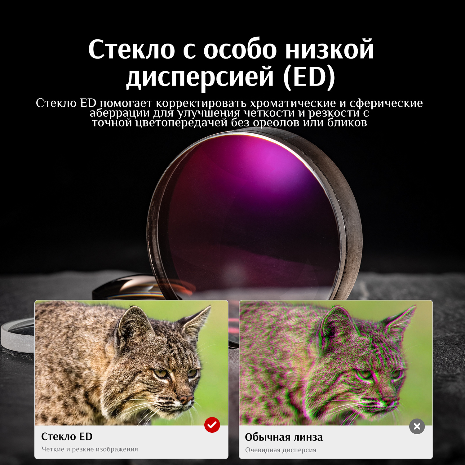 Бинокль Eyeskey Wind ED-6.5x32