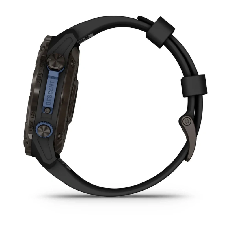 Garmin Descent Mk3i - 51 мм | Carbon grey DLC black silicone band