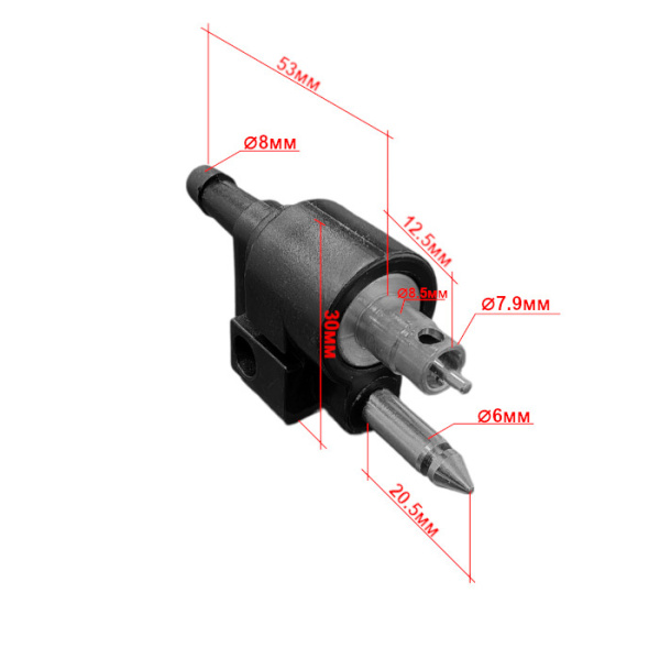 Адаптер топливный SUNFINE тип Yamaha/Mercury, 8мм, 6G1-24304-02 SF80212-3 от прозводителя SUNFINE MARIN