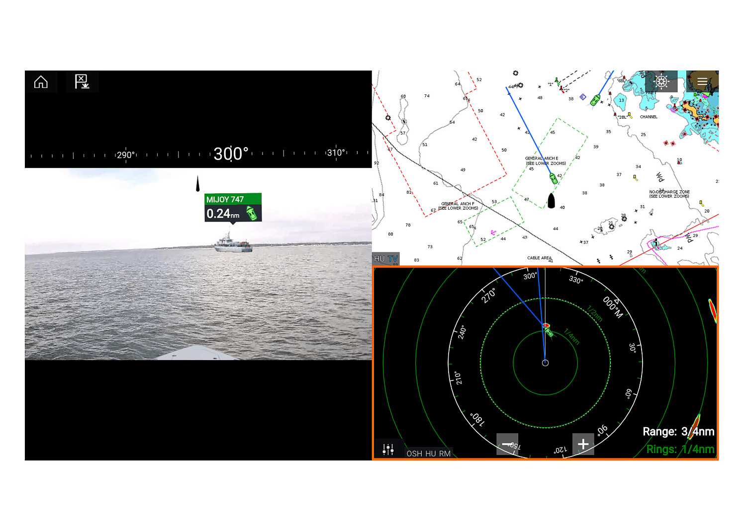 RAYMARINE Augmented Reality Set / with CAM210 and AR200