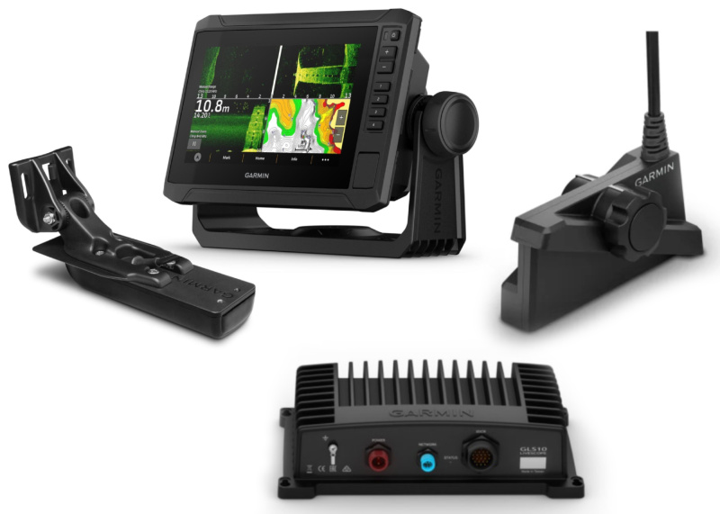 Garmin ECHOMAP UHD2 72sv/73sv c GT54UHD-TM + Panoptix LVS34 + GLS10